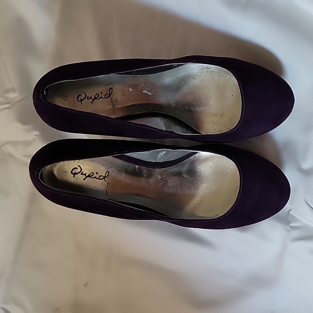 Shoes, wedge purple